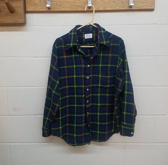 Retro Plaid Shirt | Size XL Button Up Shirt | McG… - image 1