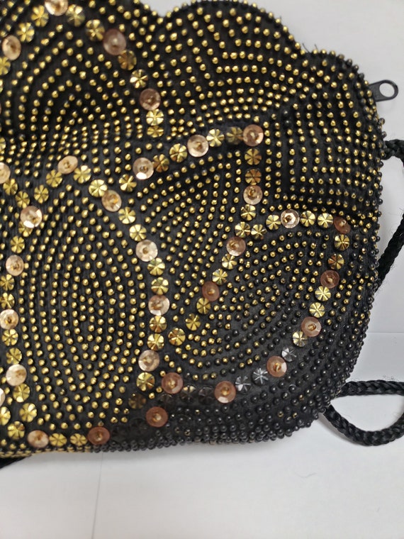 Vintage La Regale Black Beaded Purse – The Blue Butterfly