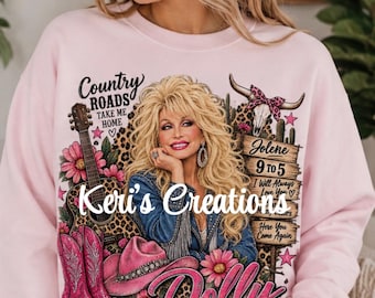 OriginalCountry Diva Tribute PNG Design, Vintage Country Music Design, Smoky Mountain Singer (Digital Download)