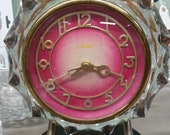 Art Deco bakelite crystal mantel clock SALE