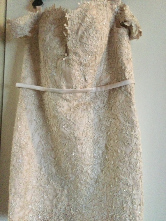 Lace beaded dress - image 1