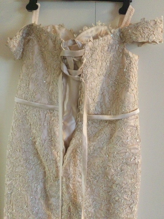 Lace beaded dress - image 7