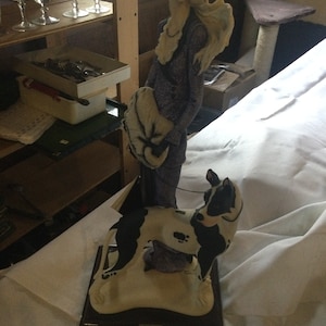 Guiseppe Armani figurine lady with dog