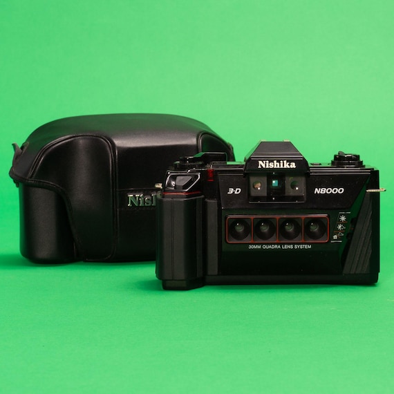 Nishika N8000 3d 35mm Film Camera W/ Leather Case - Etsy