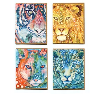 Cartes - CHATS, oeuvre d'art aquarelle