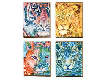 Cards - CATS, watercolour artwork