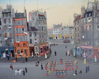 Michel Delacroix Autobus Meridian Art Poster
