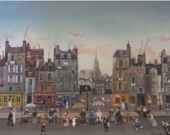 Michel Delacroix Autobus Meridian Art Poster