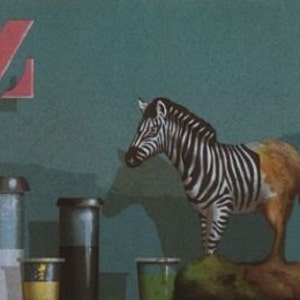 James Carter "Zebra" Original Serigraphie--(aus der Serie 1986: Spielzeug-Hersteller)