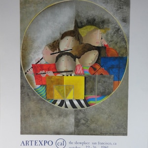 Graciela Rodo Boulanger Art Expo San Francisco, CA Lublin Graphics Inc Vintage Poster
