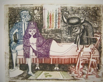 Guillermo Silva "Despues de la Corrida" Originaletsning