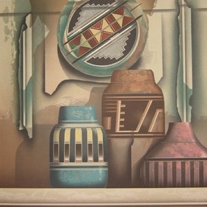 James Carter "Schild"-Original-Lithographie