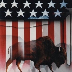 James Carter "American Buffalo"--Original Lithographie 1989