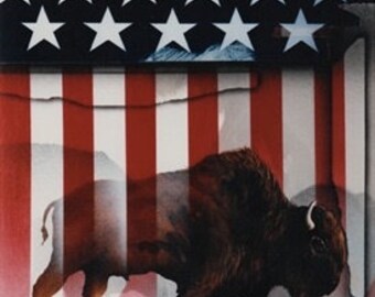 James Carter "American Buffalo" --Original Lithograph 1989