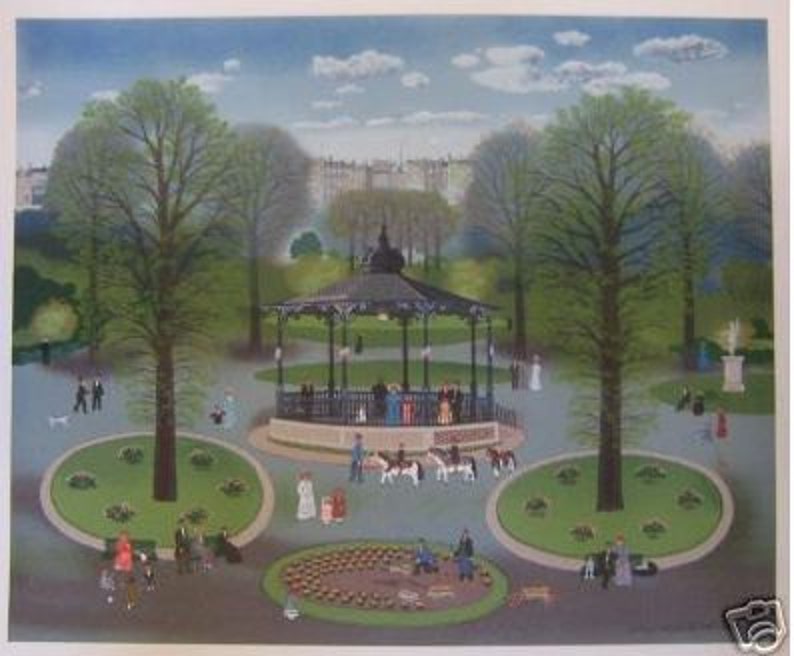 Michel Delacroix Autobus Meridian Art Poster