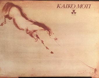 Kaiko Moti "Indiens festival"-affisch (handsignerad)