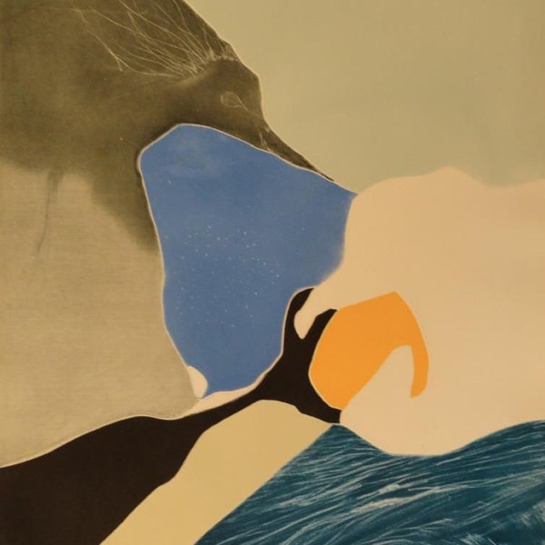 Gilou Brillant "Oiseau" Original Etching S/N Artwork