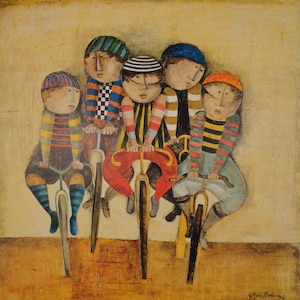 Pôster de arte de reprodução de Graciela Boulanger "Tour de France"
