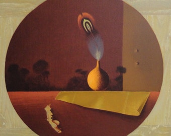 Michel Charpentier " Au Clair De La Plume " Originallitografi S/N Art