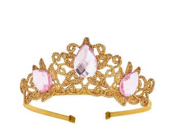 Pink Birthday Crown | Pink Princess Crown | Princess Tiara | Birthday Tiara | Birthday Crown | Pink and Gold Crown