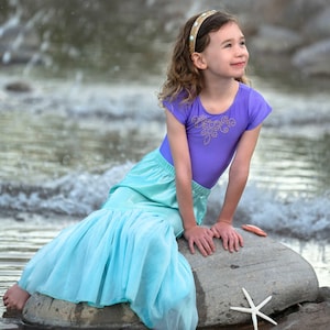 Mermaid costume, Mermaid Tail, Mermaid Kids Skirt, Mermaid dress, Mermaid Party,  Halloween costume