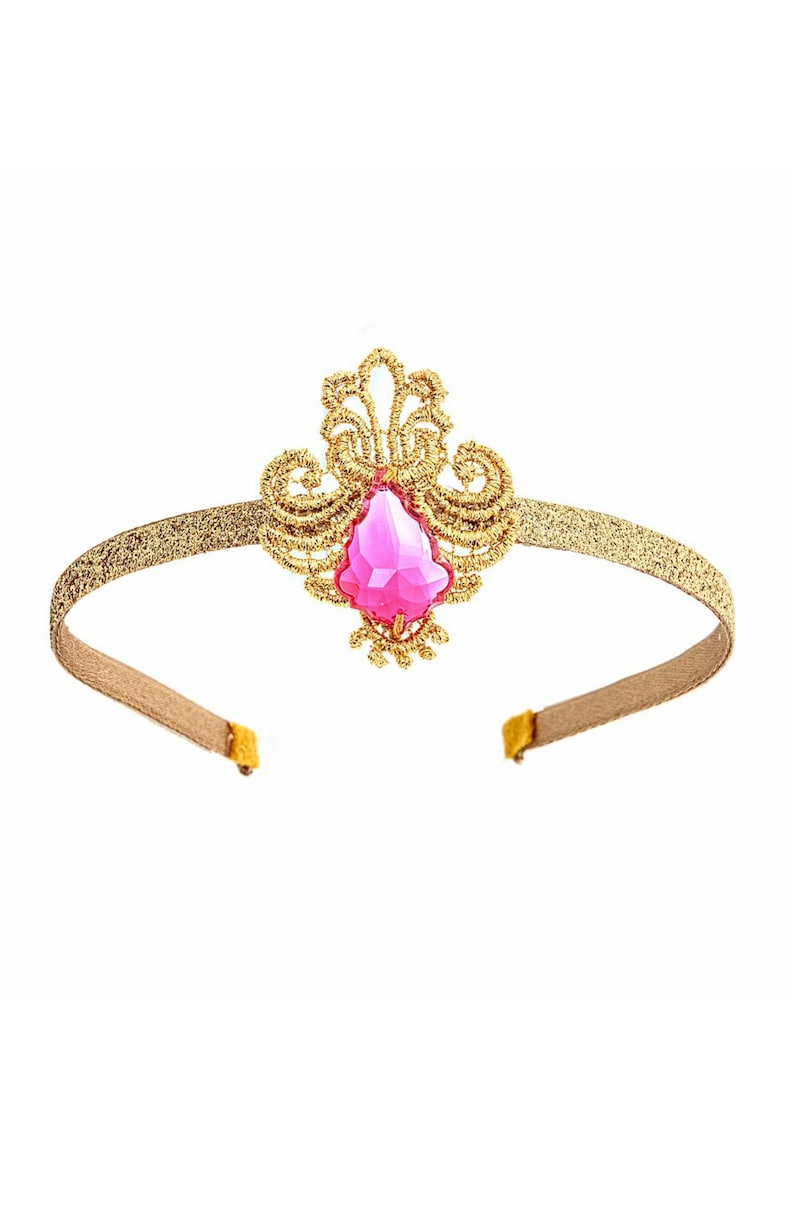 Cuffs and Necklace Disney Princess Shimmer /& Shine Shine Headband Shine Costume Inspired Genie Costume Jewelry Pink Gem