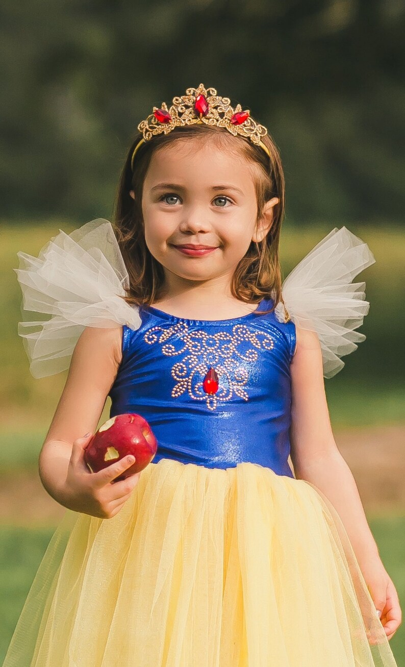Fairytale Princess Dress Tea or Knee Length Tulle Dress Size 56 Girl/'s Snow White Costume Snow White Dress Princess Dress