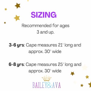 a sign that says, size and measurements