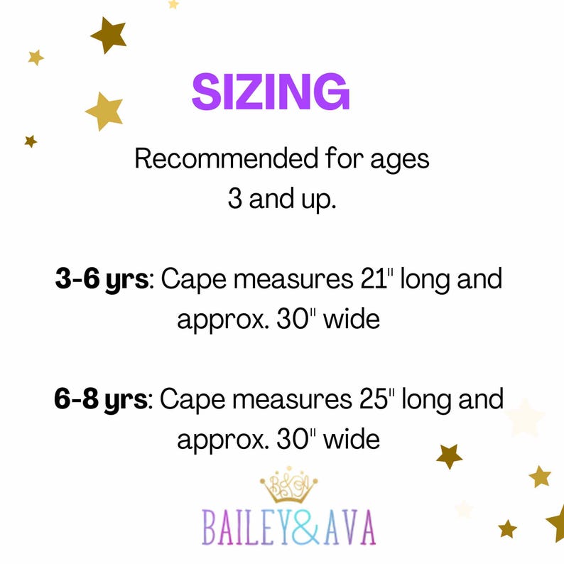 a sign that says, size and measurements