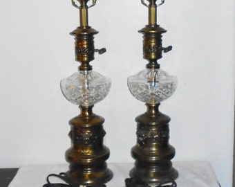 Stiffel Virginia Antique Silver Table Lamp - #46M48
