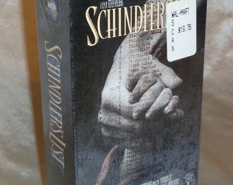 FACTORY SEALED Schindler's List Vhs MCA Watermarked Liam