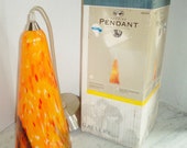 Hampton Bay Gallery 534930 Murano Inspired 14 inch Pendent Hanging Light Fixture, Unopened, Unused