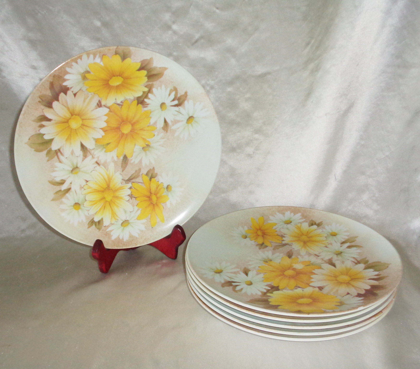 Vintage Melmac Vintage Daisy Pattern Dishes Melmac Daisy Plate