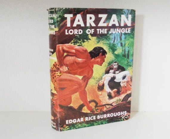 Tarzan Lord of The Jungle Hardcover Book by Edgar Rice Burroughs