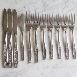 Floral Stainless Steel Flatware Set - Customcraft Taiwan