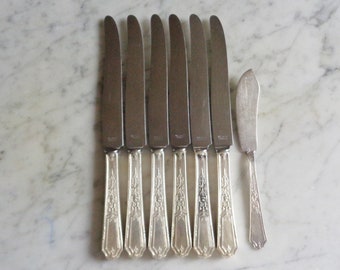 Buy 1847 Rogers Bros Ancestral 9 3 8 Inch Set of 6 Dinner Knives