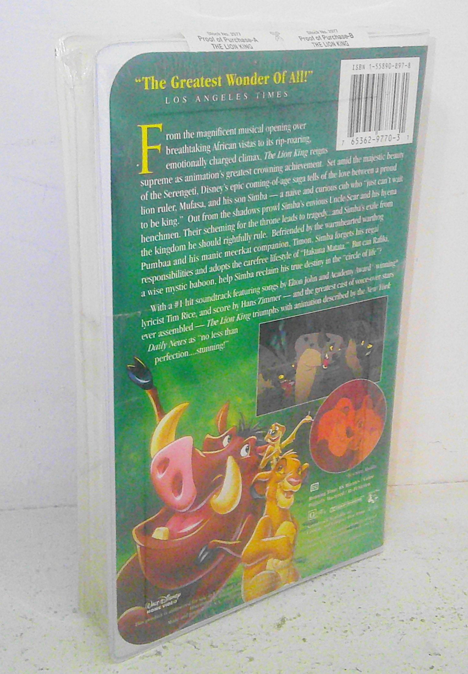 FACTORY SEALED Disney the Lion King Masterpiece Collection