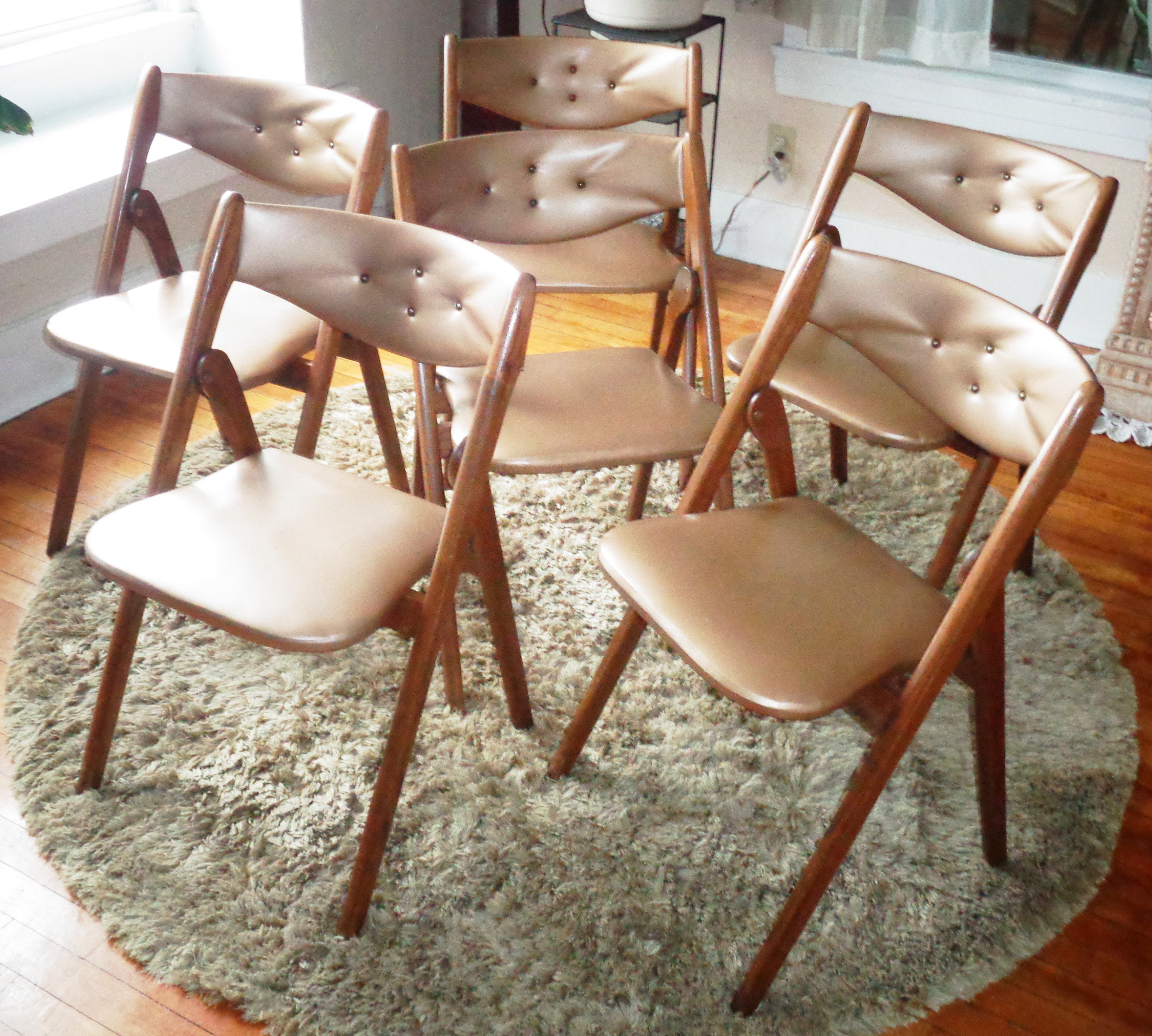 Norquist Coronet Folding Furniture #220 Retro Vintage Mid Century