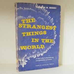 1958 The Strangest Things in The World von Thomas Henry Erstausgabe HK-Buch