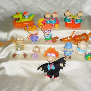 11 Nickelodeon Rugrats PVC Toy Figures Phil Lil Chuckie Tommy Angelica Bady Dill