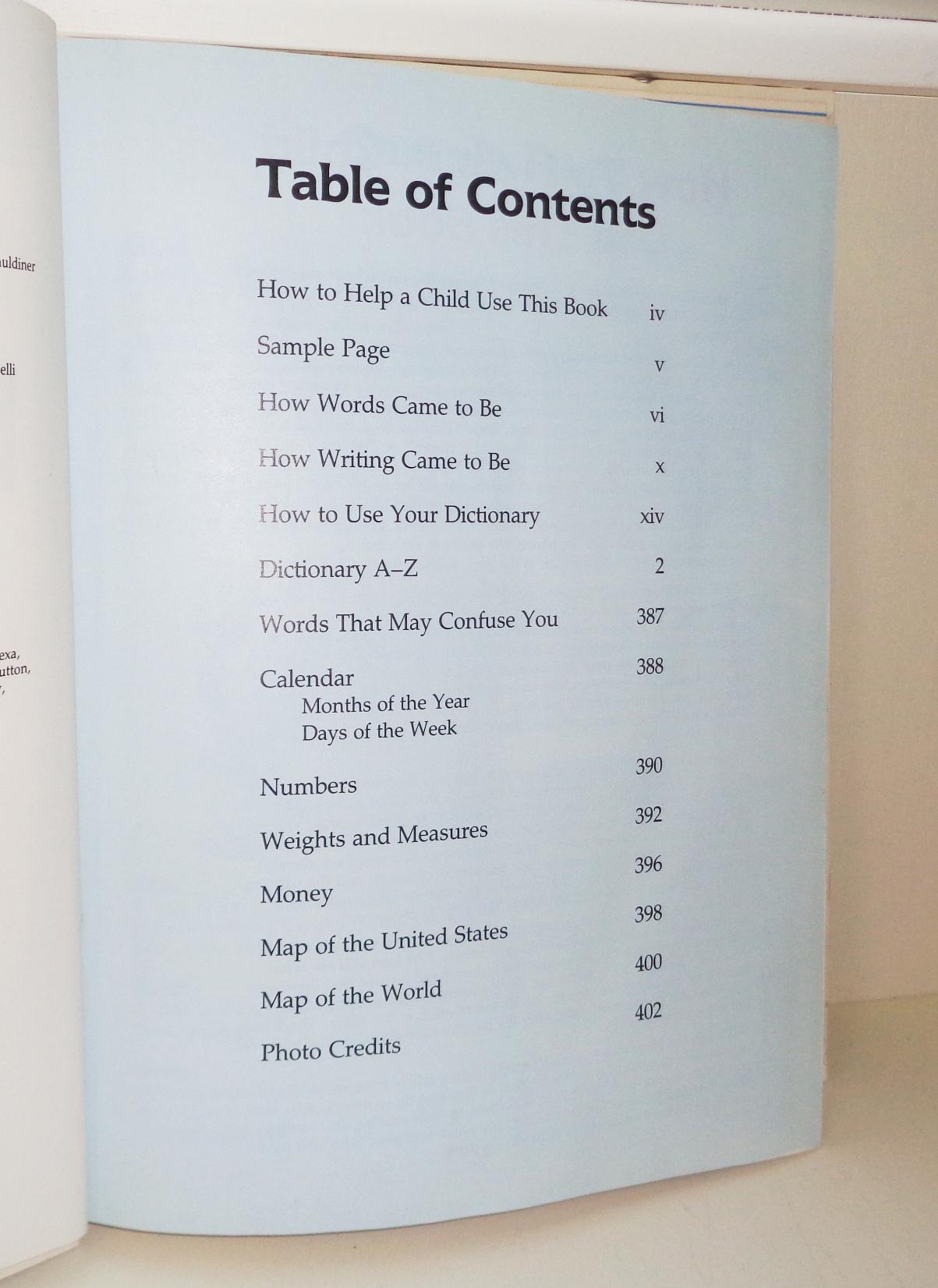 マクミラン ファースト 子ども用辞書 402 ページ 図解入り辞書 1990