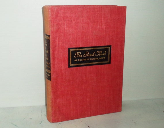 1939 the Sketch Book of Geoffrey Crayon, Gent Hard Cover Heritage Press Book  by Washington Irving 