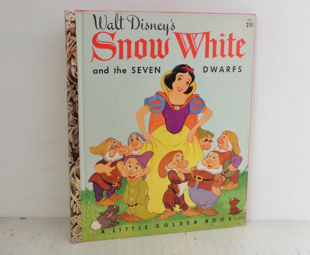 Walt Disney's Snow White and the Seven Dwarfs Little Golden Book 25c # ...