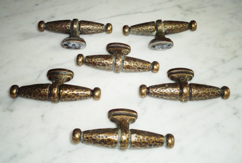Textured Hammered Anvil Boat Cleat Door Pull Knobs Etsy India