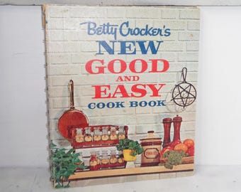 Betty Crocker's Good & Easy Recipe Cook Book ~ 1962 HC Binder Book 1e/3e druk