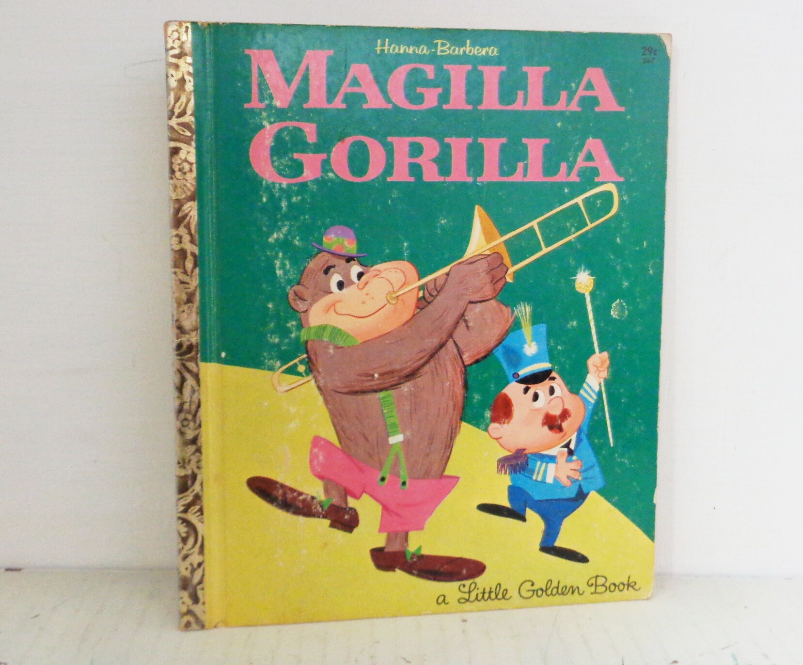 Hanna Barbera Magilla Gorilla Little Golden Book 29c #547