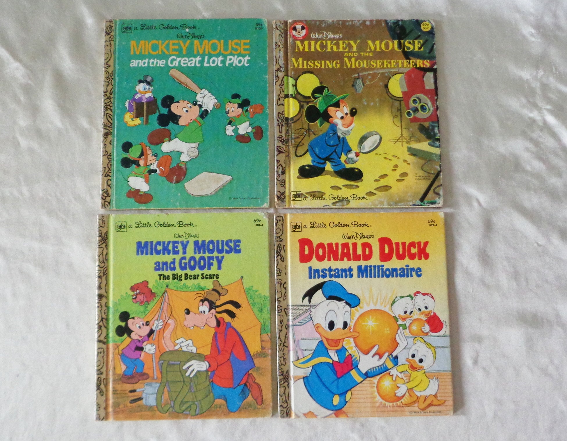 Walt Disney's Mickey Mouse, Goofy & Donald Duck Little Golden