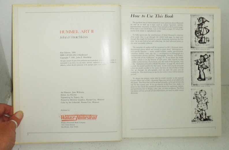 May include: A book titled "Hummel Art II" by John F. Hotchkiss. The book cover features a white background with black text and a red title. The book is about the art of the German painter, Sister Maria Innocentia Hummel.