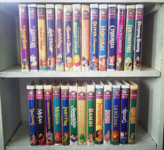 Walt Disney's Masterpiece Collection Set of 29 Clamshell VHS