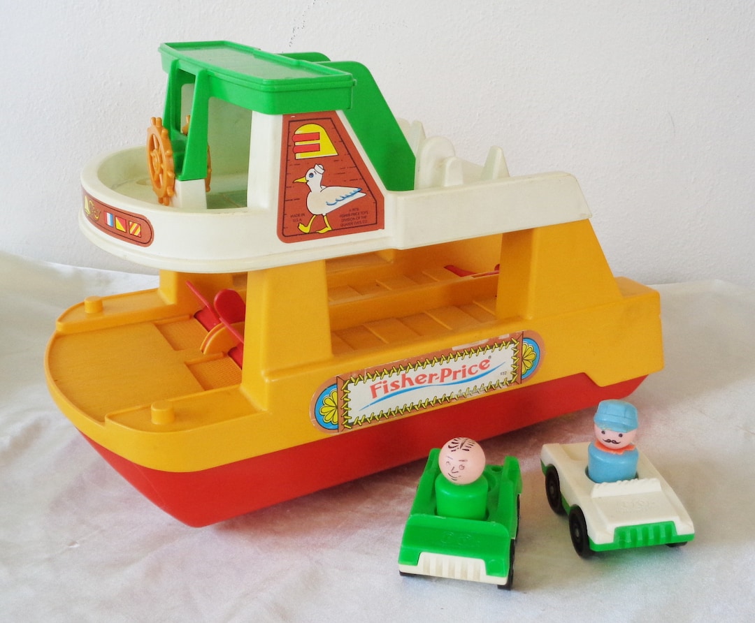 Avion flottant Fisher Price Little People 1990 avec pilote